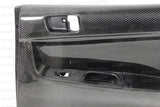 Seibon 08-12 Mitsubishi Evo Carbon Fiber Rear Door Panels