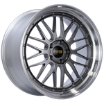 BBS LM 20x10 5x120 ET33 Diamond Black Center Diamond Cut Lip Wheel -82mm PFS/Clip Required