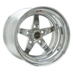 Weld S71 15x12.33 / 5x4.5 BP / 6.5in. BS Polished Wheel (Low Pad) - Non-Beadlock