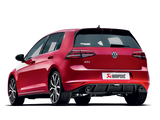 Akrapovic 13-17 Volkswagen Golf GTI (VII) Slip-On Race Line (Titanium) w/ Carbon Tips