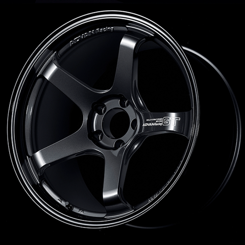 Advan GT Beyond 19x8.5 +45 5-114.3 Racing Titanium Black Wheel