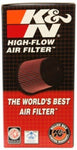 K&N Oval Air Filter - 8-7/8in L 5-1/4in W 3-1/4in H
