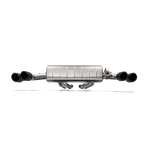 Akrapovic 2019 BMW Z4 M40i (G29) Slip-On Line (Titanium) w/Carbon Fiber Tips