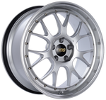 BBS LM-R 20x9.5 5x114.3 ET40 CB66 Diamond Silver Center Diamond Cut Lip Wheel