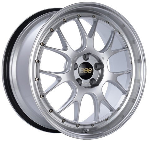 BBS LM-R 20x9.5 5x114.3 ET40 CB66 Diamond Silver Center Diamond Cut Lip Wheel