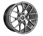 Enkei Raijin 18x8 35mm Offset 5x100 Bolt Pattern Hyper Silver Wheel